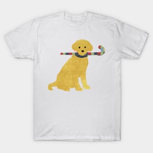 Yellow Lab Retriever Field Hockey Dog T-Shirt